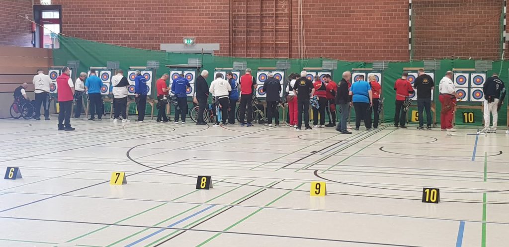 Trefferaufnahme, Bogenschießen, Deutsche Meisterschaft in Lingen