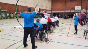 Unsere Schützen an der Schießlinie auf der Deutschen Meisterschaft in Lingen